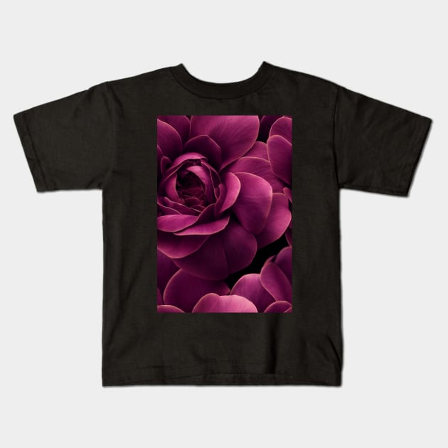 Beautiful Red Burgundy Rose Flowers, for all those who love nature #97 Kids T-Shirt by Endless-Designs